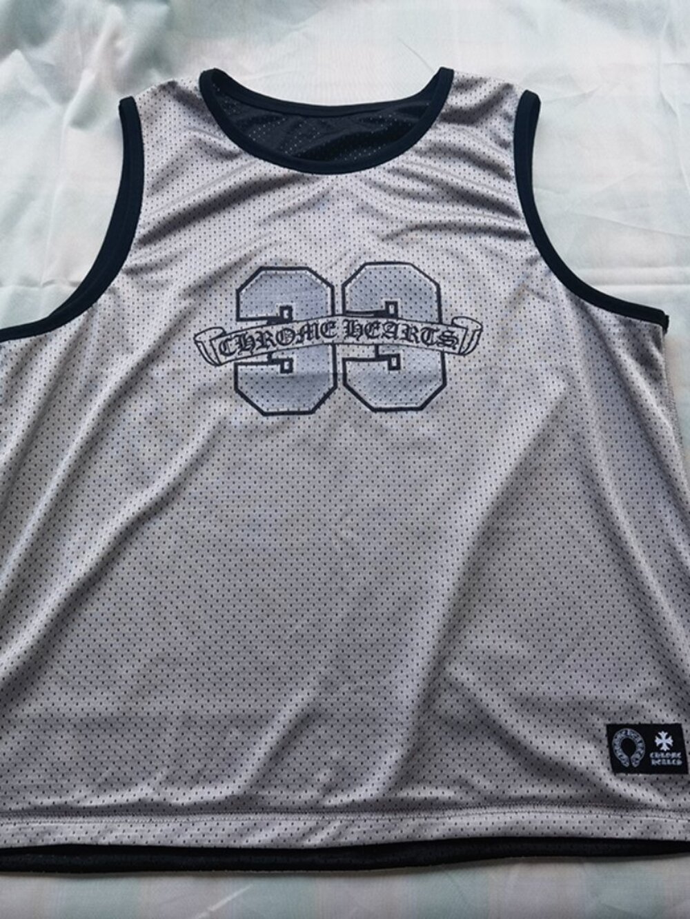 Chrome Hearts Black Mesh Sleeveless Tank Top - Picture 9 of 11